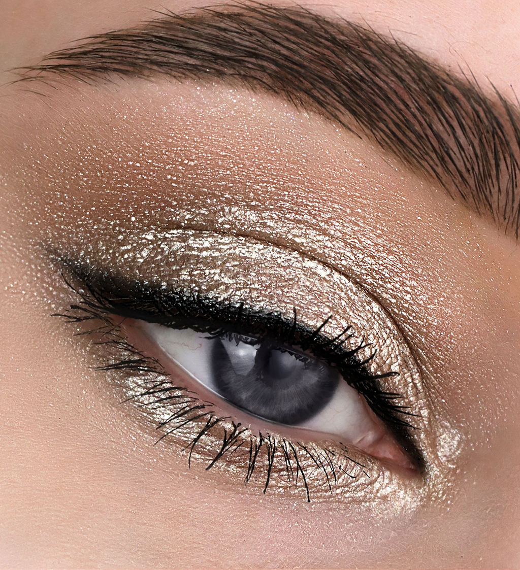 LuxVisage Тени жидкие Metal hype тон 19 антикварное серебро - Golden rose фото 3