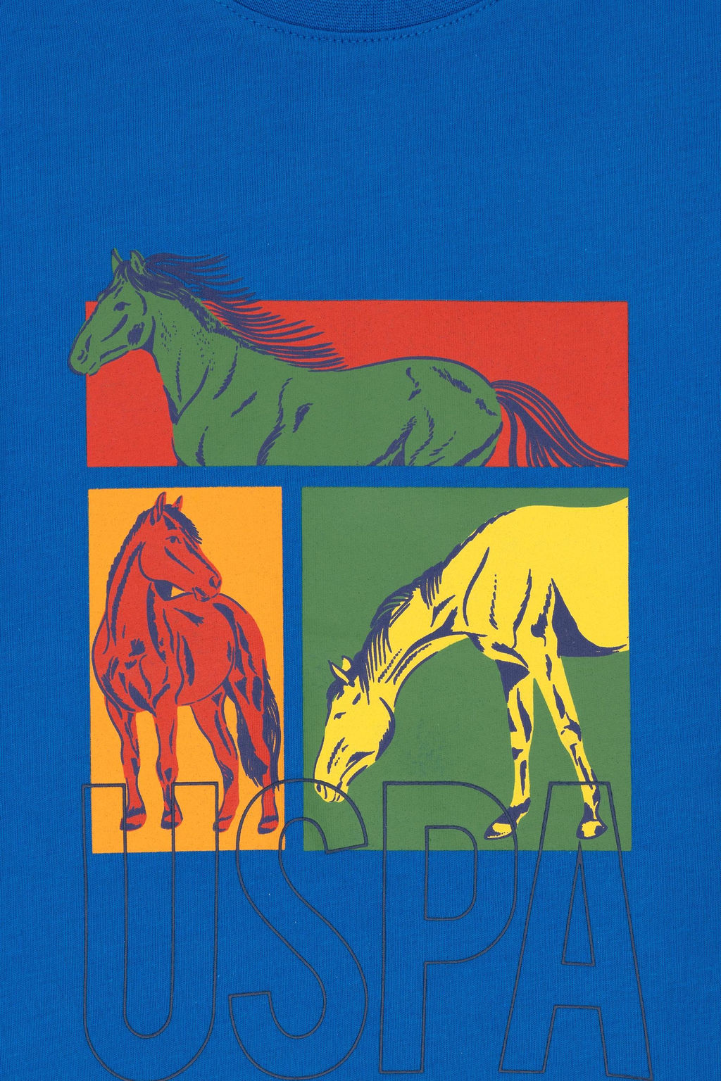 Erkek _ocuk Kobalt Mavi Ti__rt Sepette S_rpriz _ndirim - U.s. polo assn фото 3