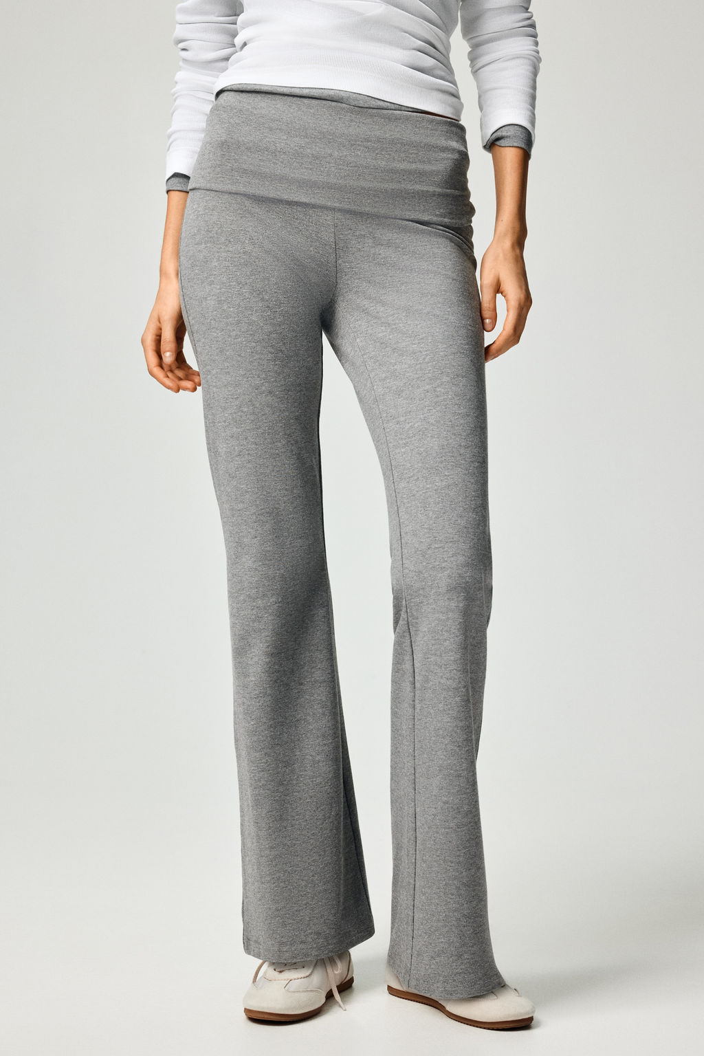 Pantal?n de algod?n con cintura plegable - H&m фото 7