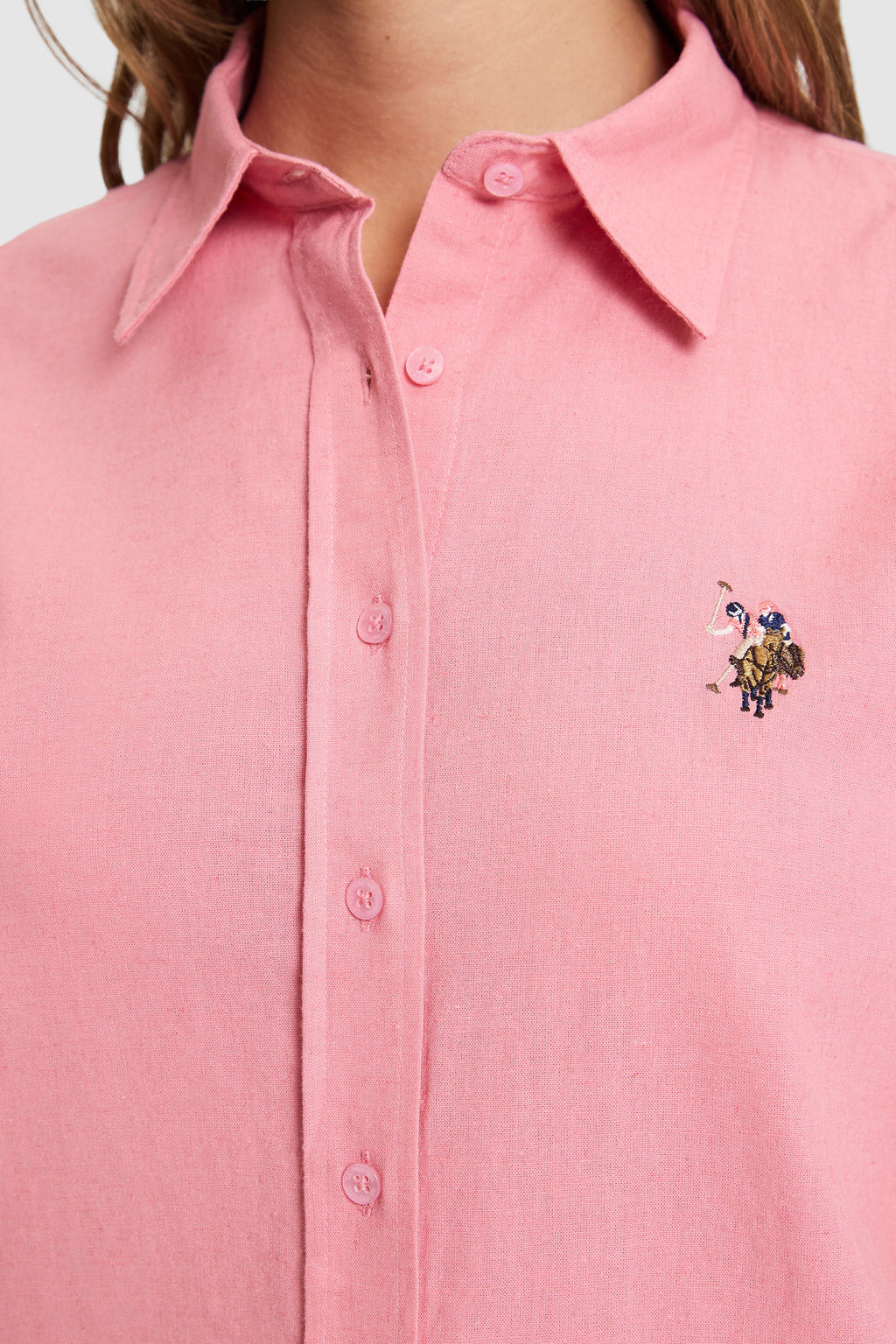 Kad_n Pembe Uzun Kollu Basic G_mlek - U.s. polo assn фото 6
