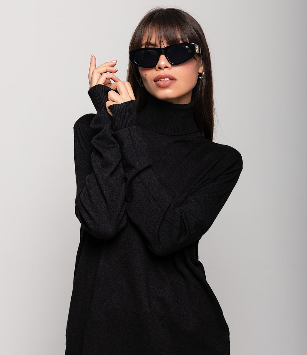 Водолазка #ОКТ06, чёрный - Dommod фото 5