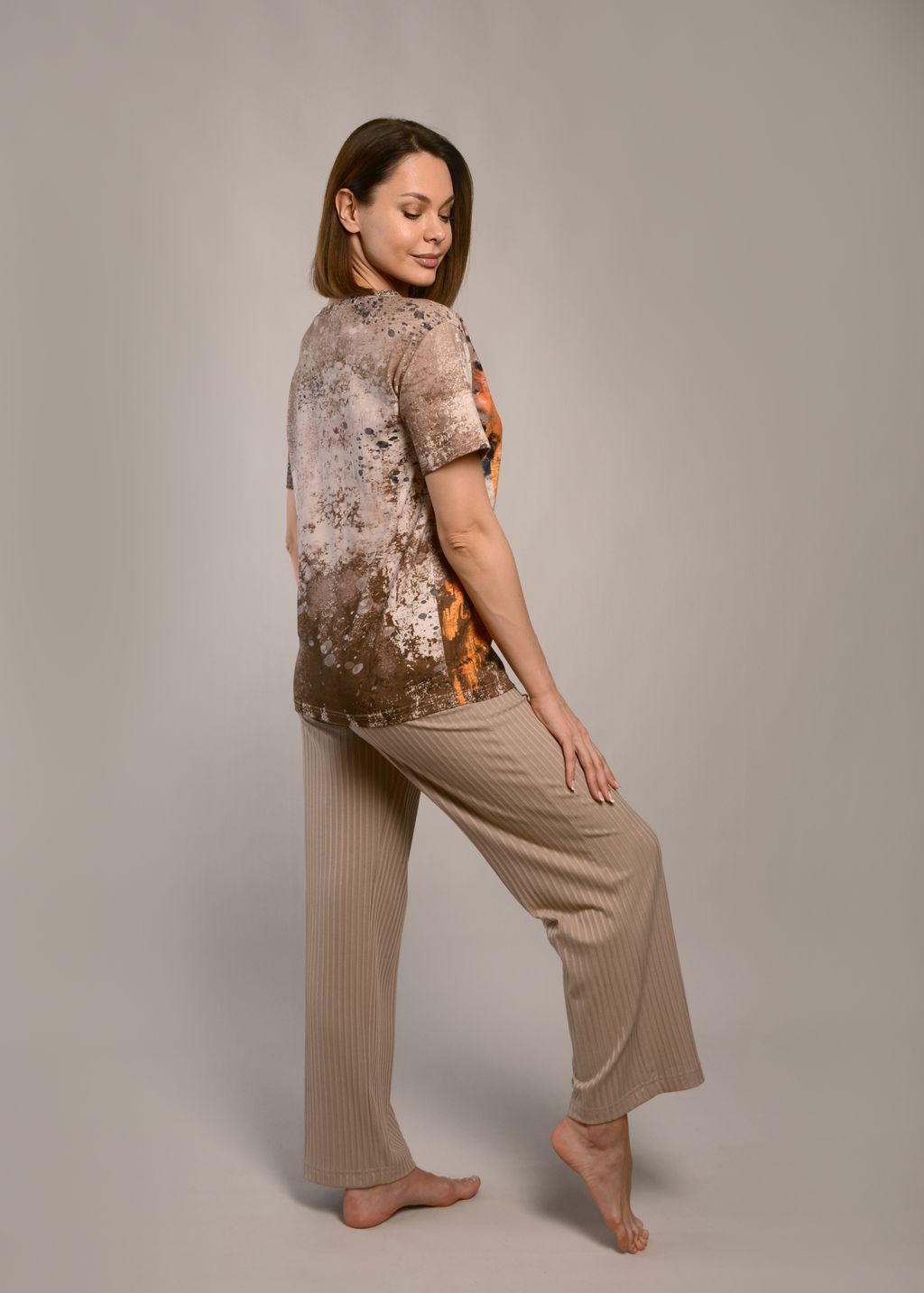 Комплект с брюками ДОМИНИКА (бежевый №24) - Ивановская трикотажная компания фото 2
