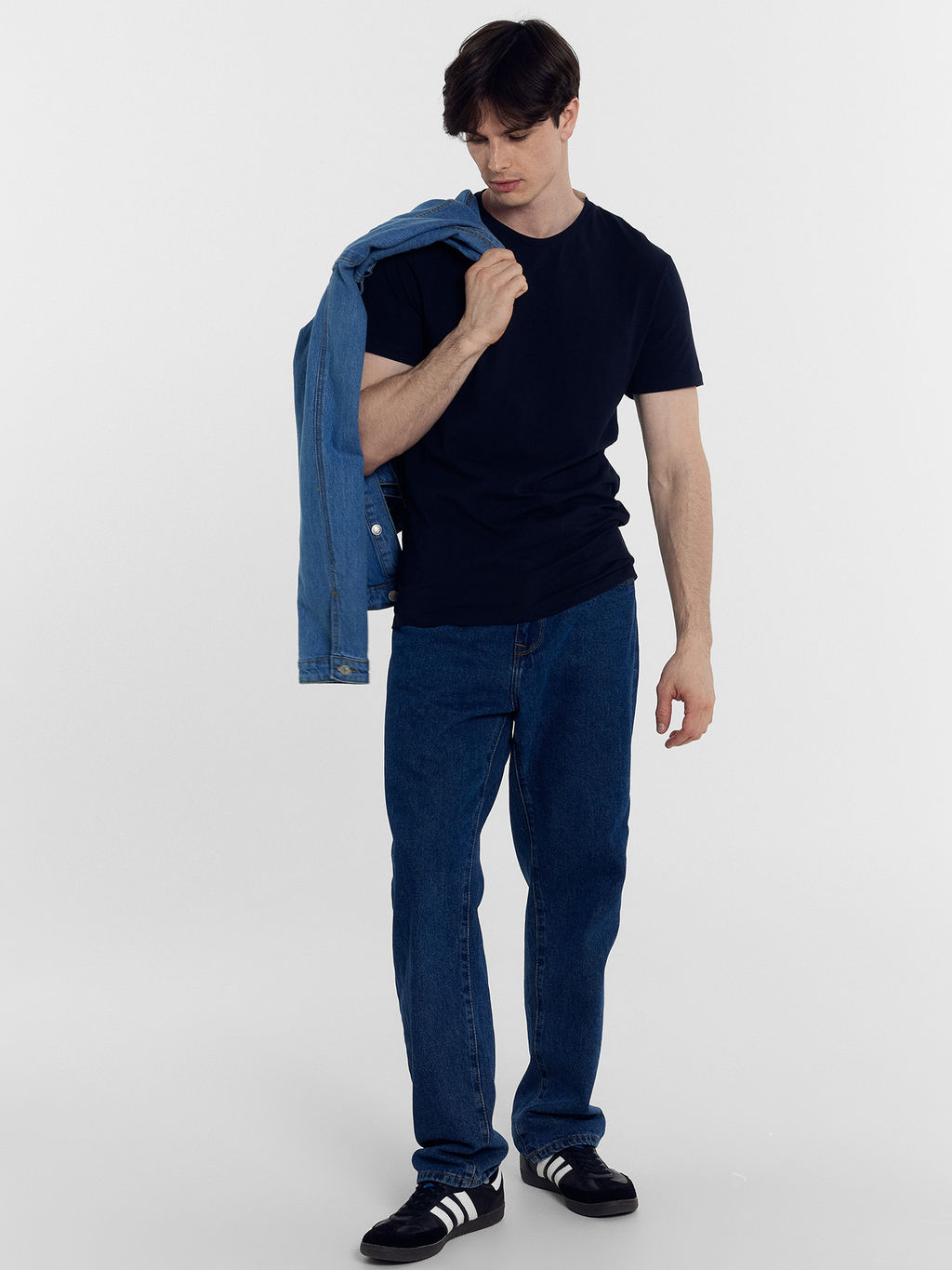 Футболка мужская темно-синяя с печатью т.синий +печать 111774 - Mark formelle фото 2