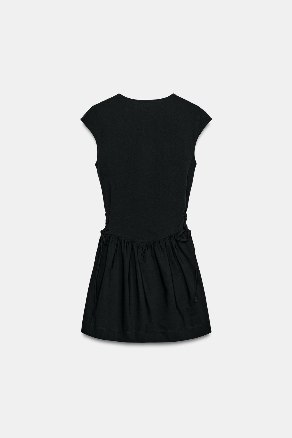 VESTIDO CORTO COMBINADO / Negro - Zara фото 6