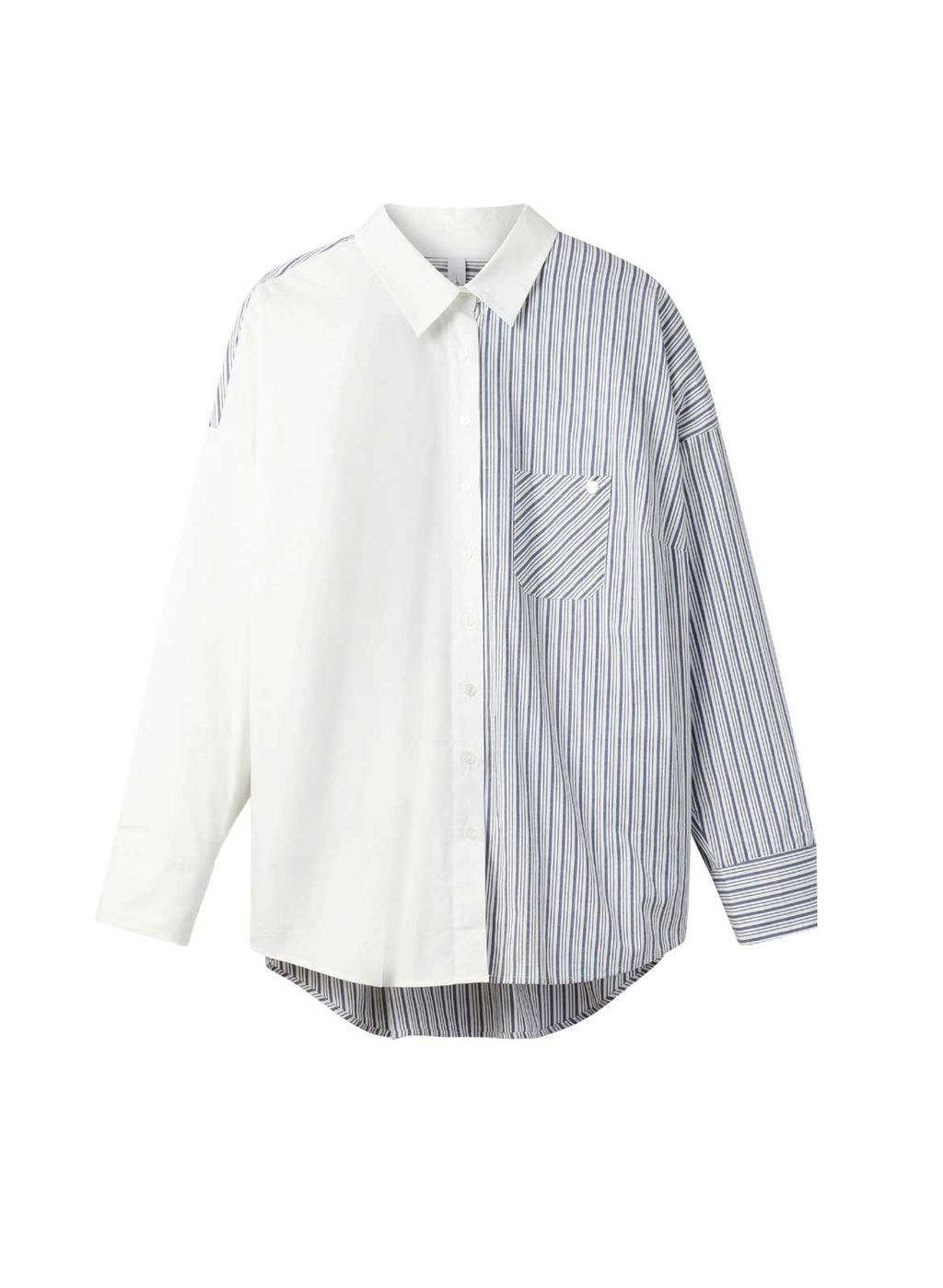 Блузка, белая с рисунком - Sheego фото 2