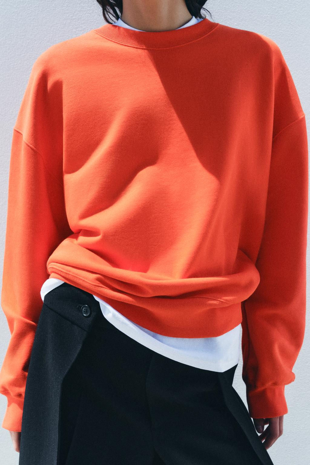 SOFT HEAVY COTTON SWEATSHIRT - Zara фото 18