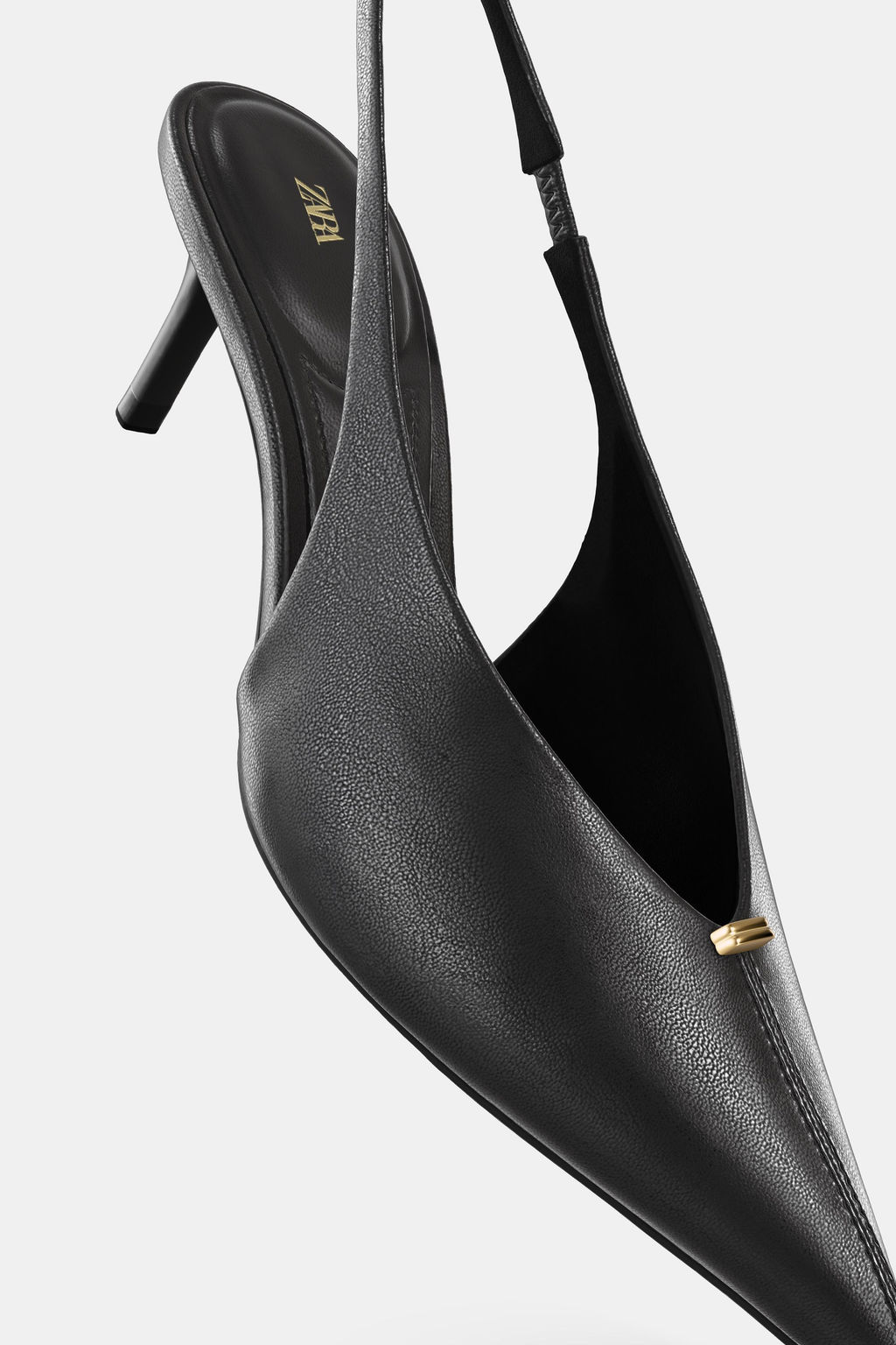 HEELED SLINGBACK SHOES - Zara фото 8