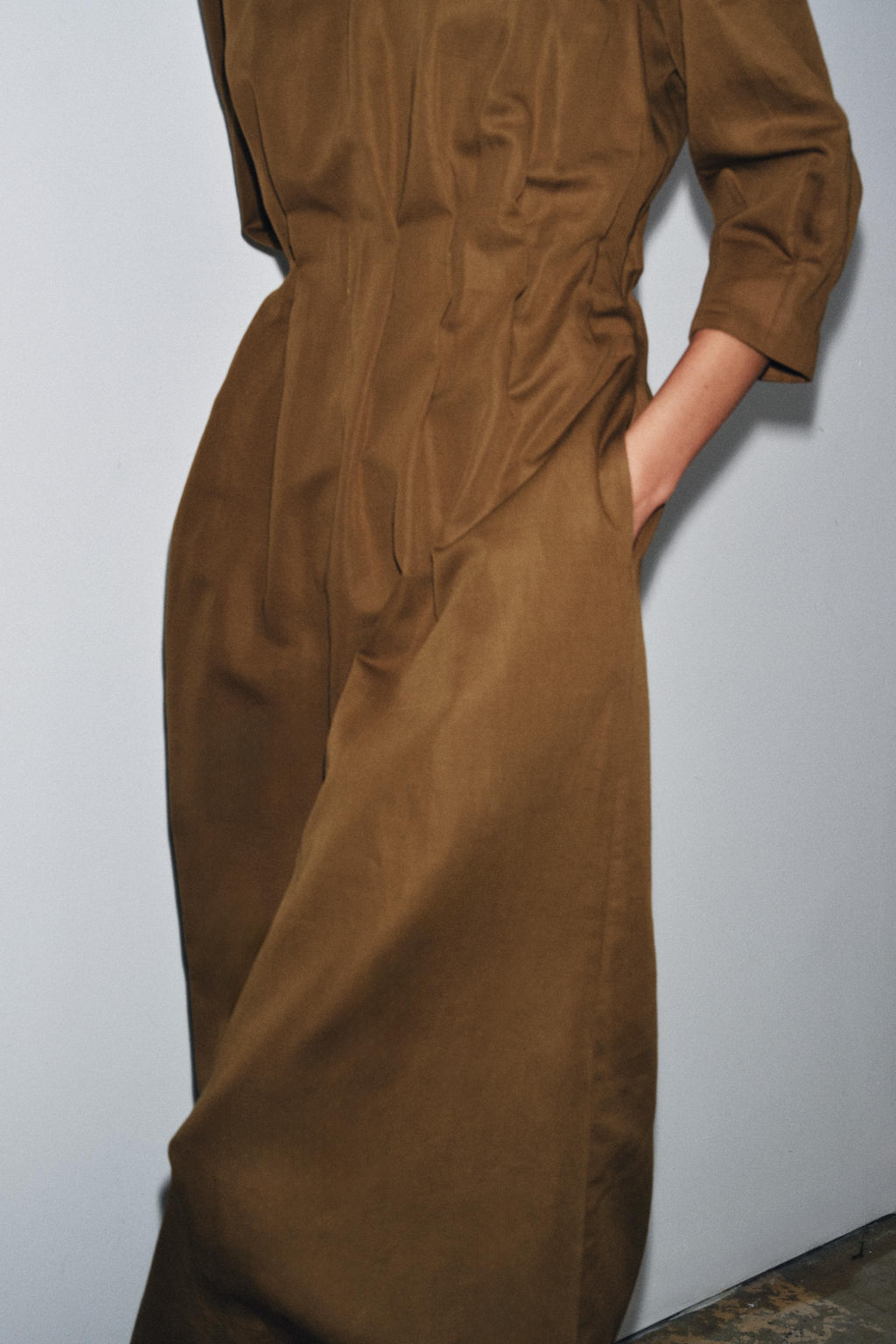 ZW COLLECTION PLEATED MIDI DRESS - Zara фото 3