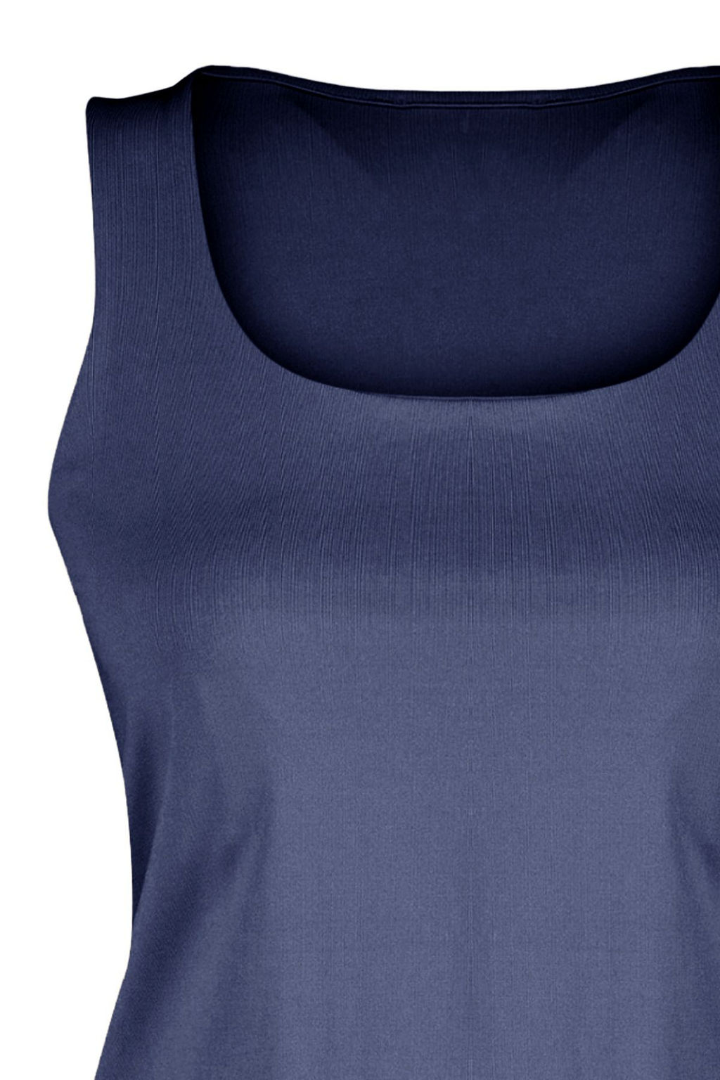 Lacivert Kare Yaka Fitted/Vucuda Oturan Esnek Orme Atlet TWOSS23AL00037