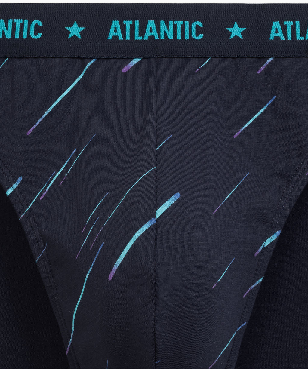 ATLANTIC 3MP-207 Трусы спорт Light - набор 3 шт. темно-синий фото 4