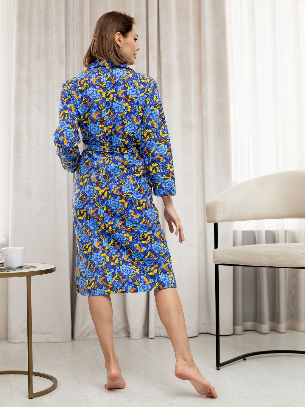 Халат фланель м111б - Лето-текс фото 4