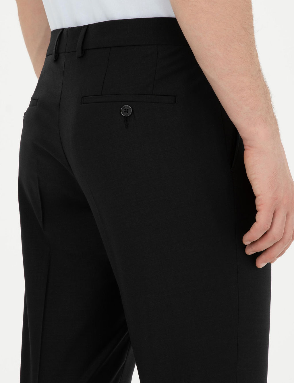 Siyah Slim Fit Kuma_ Pantolon - Pierre cardin фото 7