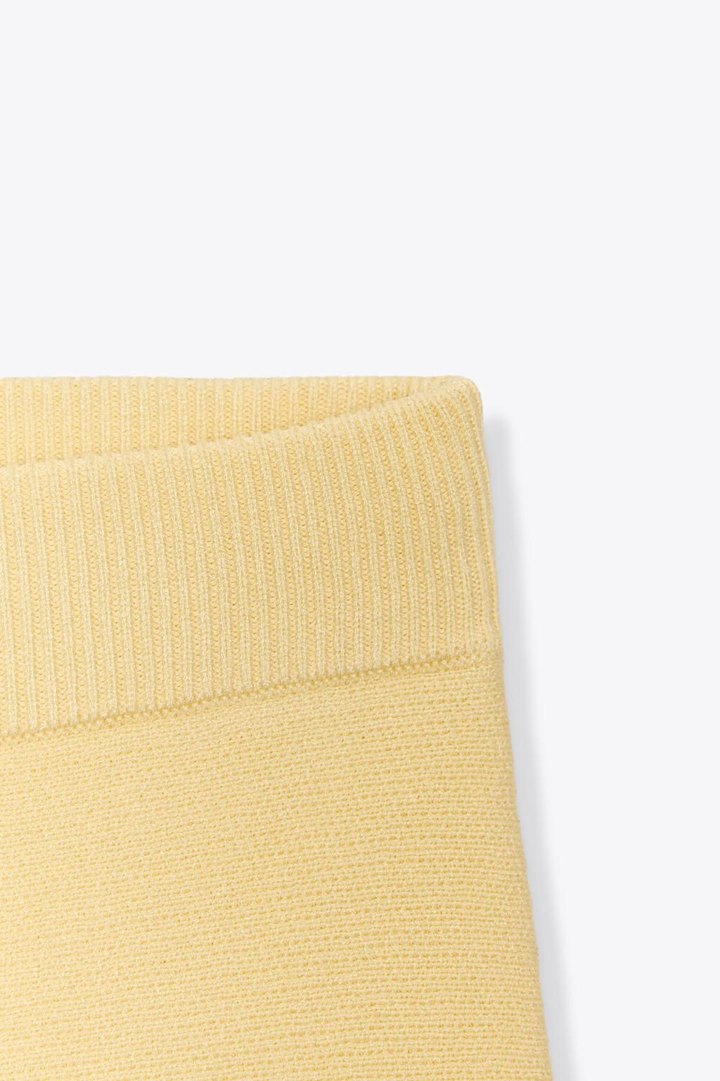 PLEATED KNIT MINI SKIRT - Zara фото 8