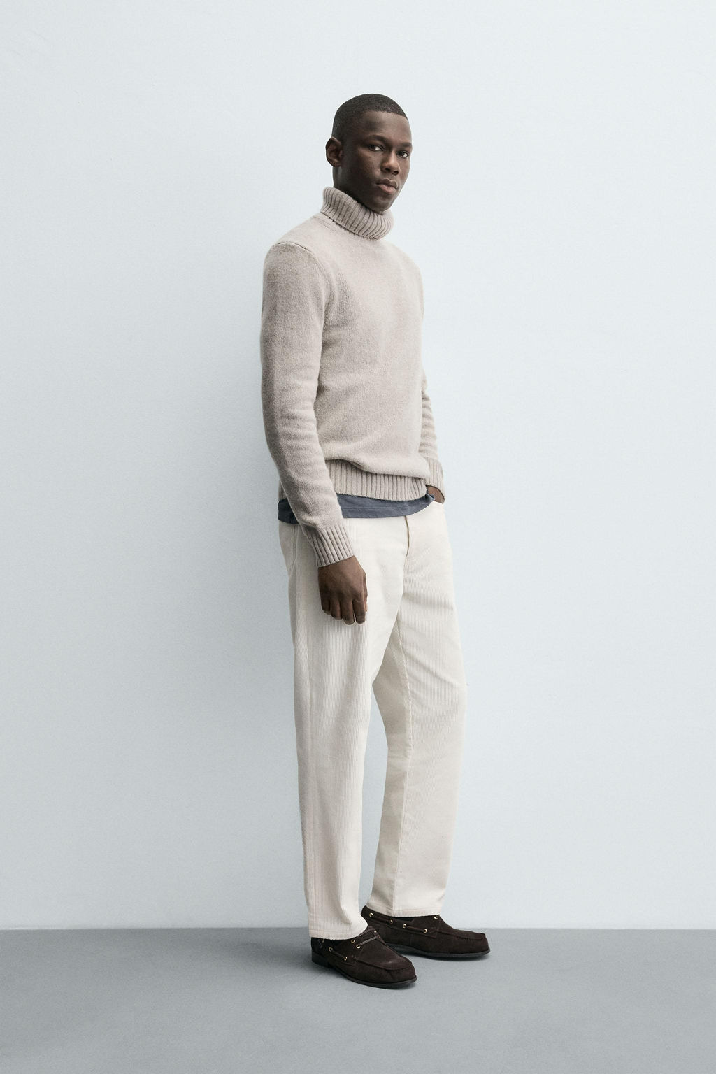 WOOL BLEND HIGH NECK JUMPER - Zara фото 4