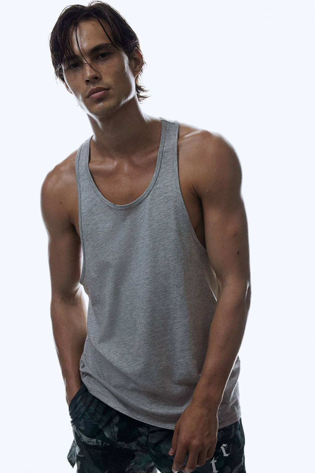 Camiseta de deporte sin mangas en DryMove - H&m фото 2