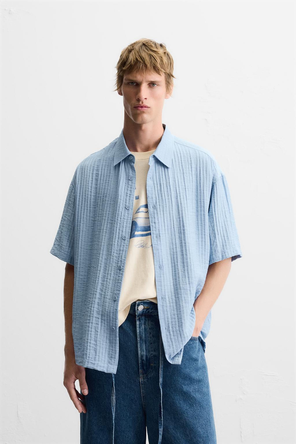RAISED JACQUARD SHIRT - Zara фото 2