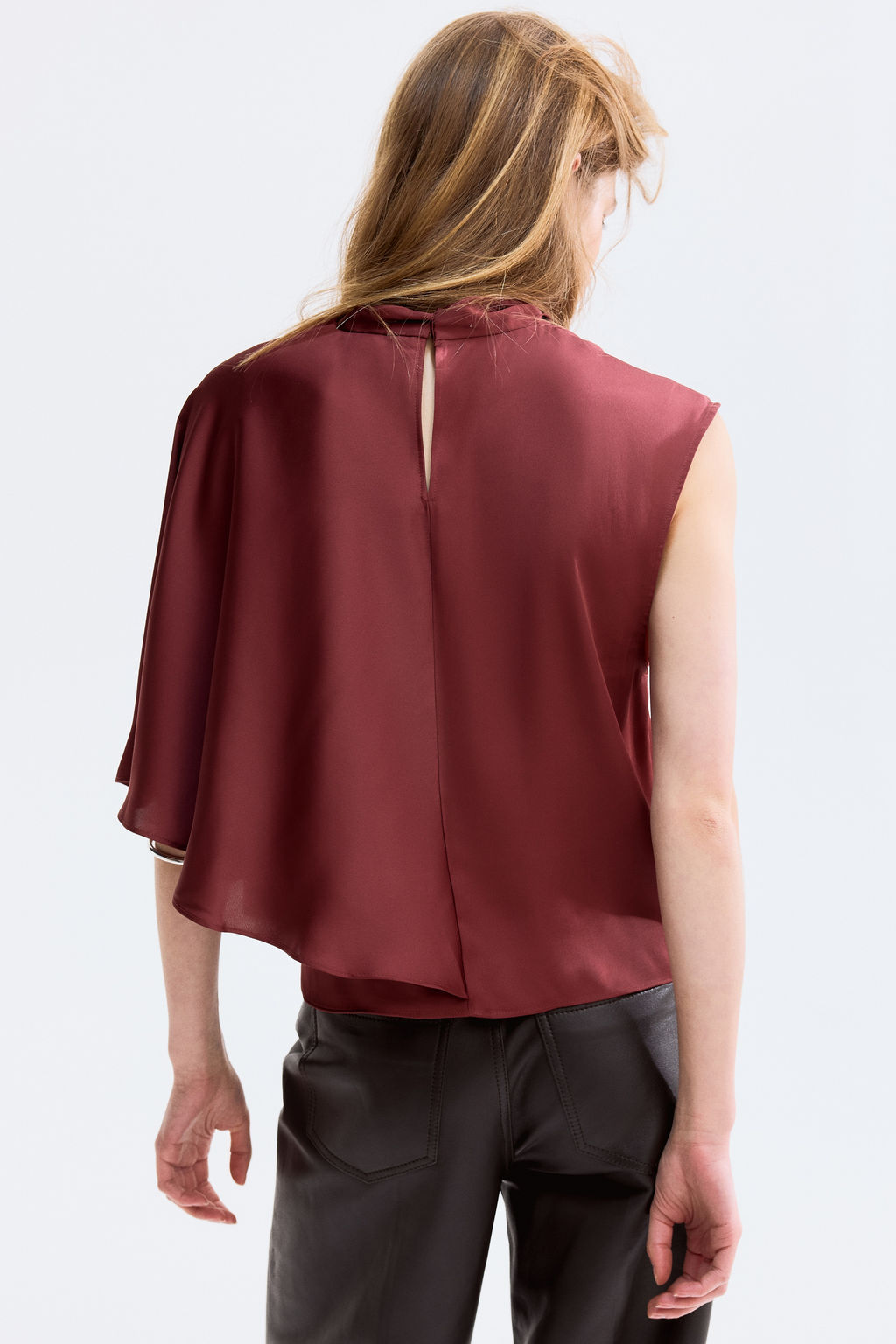 Blusa drapeada de sat?n - H&m фото 5