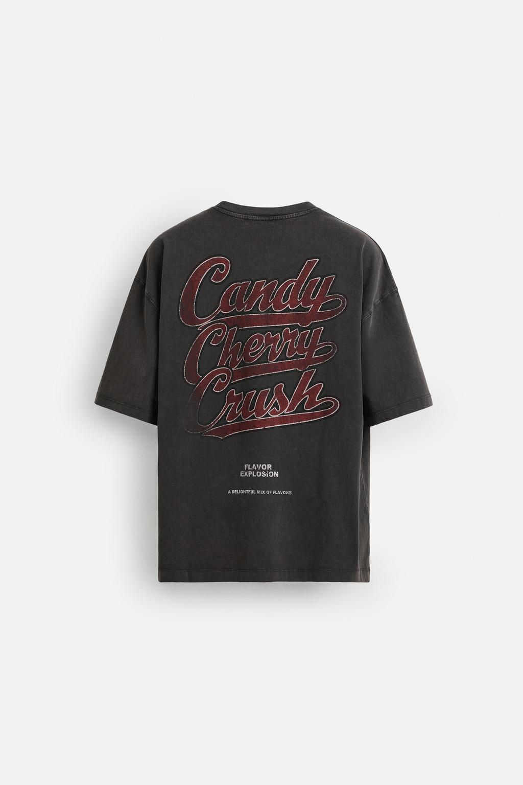 FADED PRINTED T-SHIRT - Zara фото 8