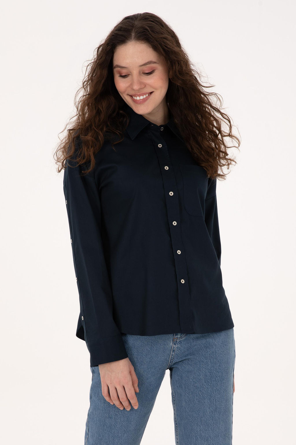 Kad_n Lacivert Uzun Kollu G_mlek - U.s. polo assn фото 3