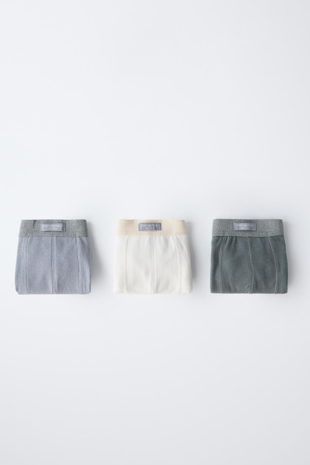 AGES 6-14/ THREE-PACK OF BOXERS WITH LABEL - Zara фото 5