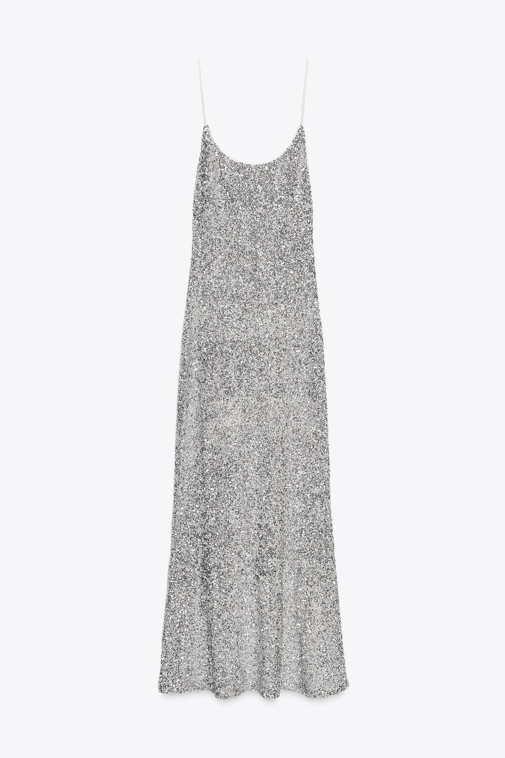 SEQUINNED CAMISOLE DRESS - Zara фото 2