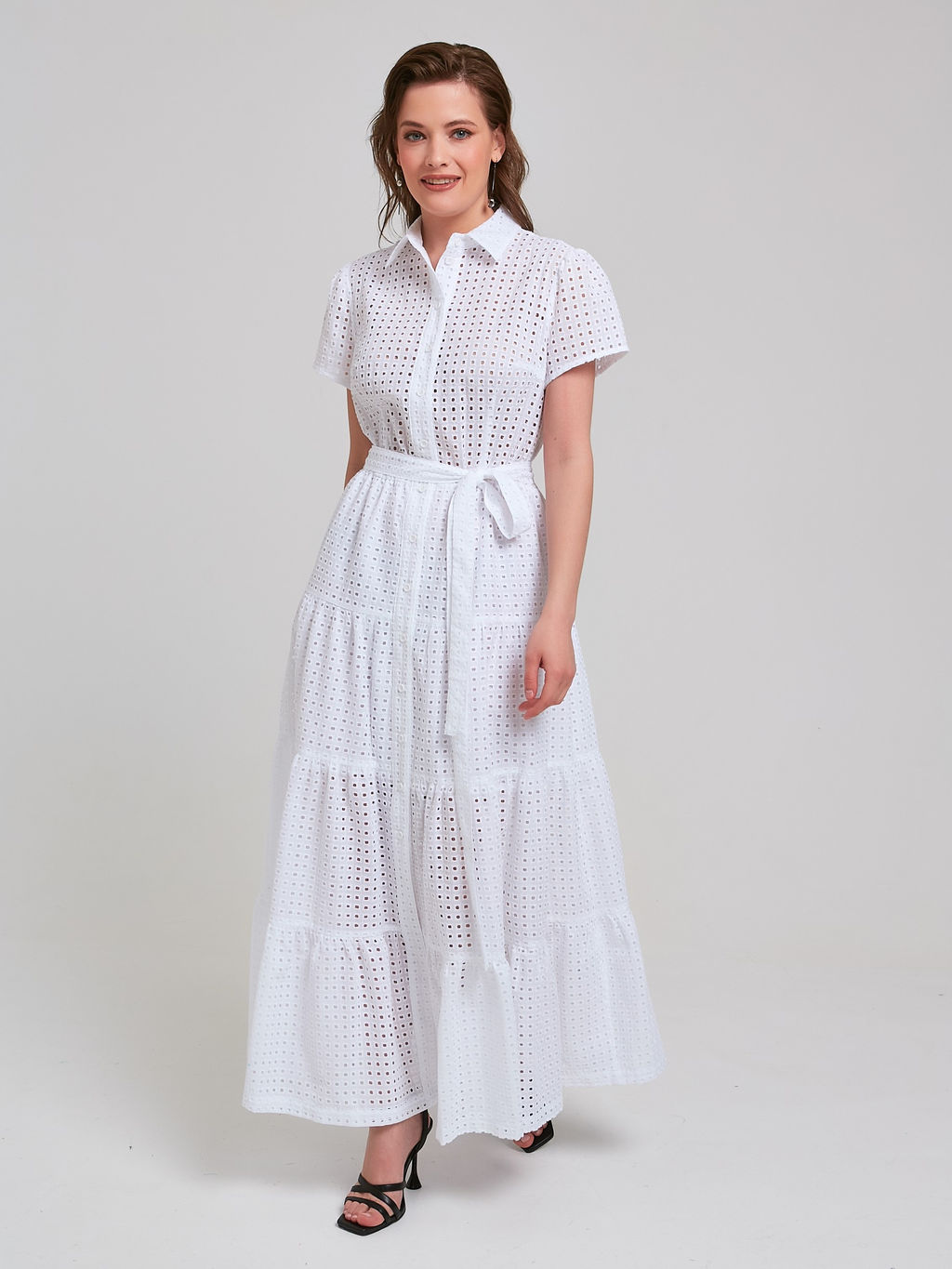 Платье макси из шитья - Stilla фото 13