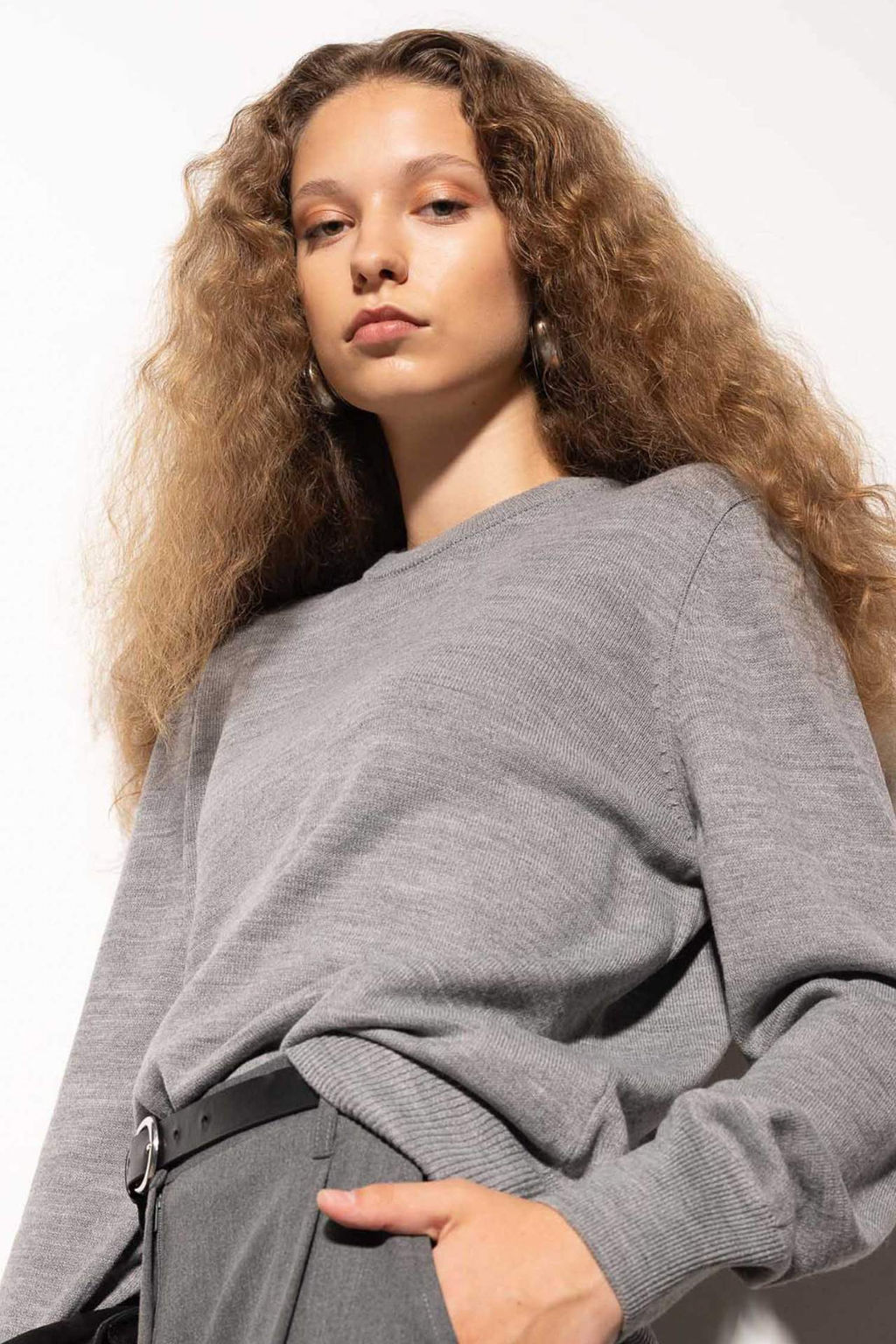 Regular Fit Bisiklet Yaka Basic Triko Kazak - Defacto фото 5