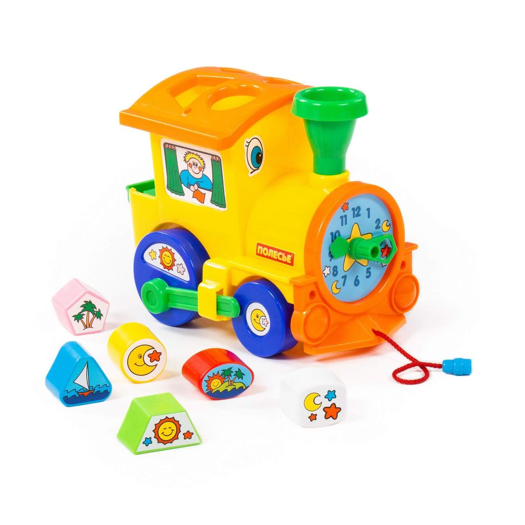 Занимательный паровоз (в сеточке) - Полесье фото 5