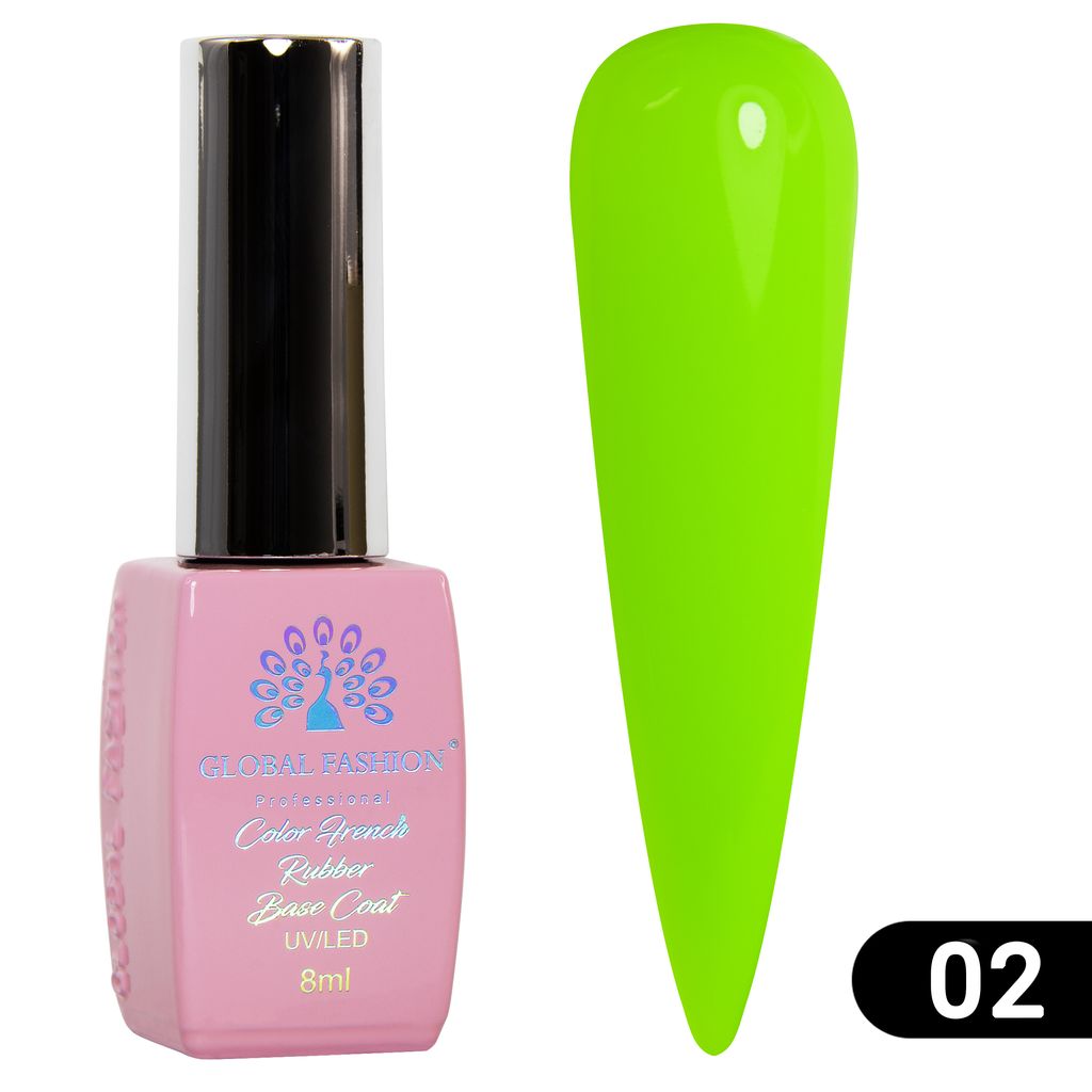 Неоновая база Global Fashion, 8 мл, 02  фото 2