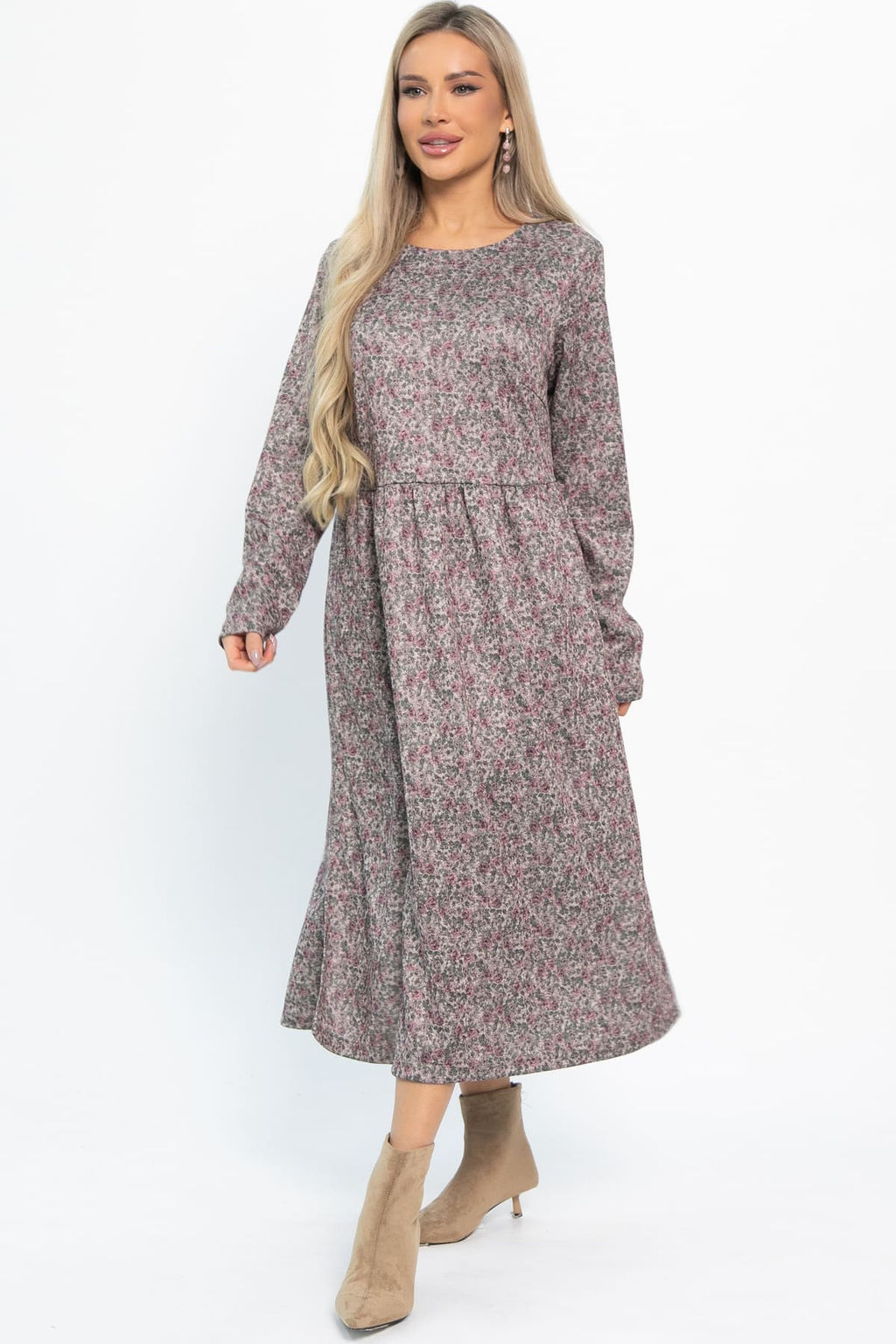 Платье Андреа (коричневое) П14852-25М - Lt collection фото 10