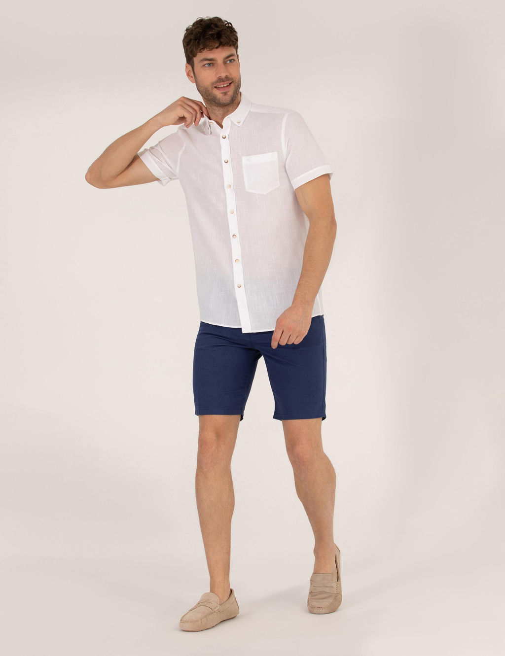 Рубашка Pierre Cardin Regular Fit белая