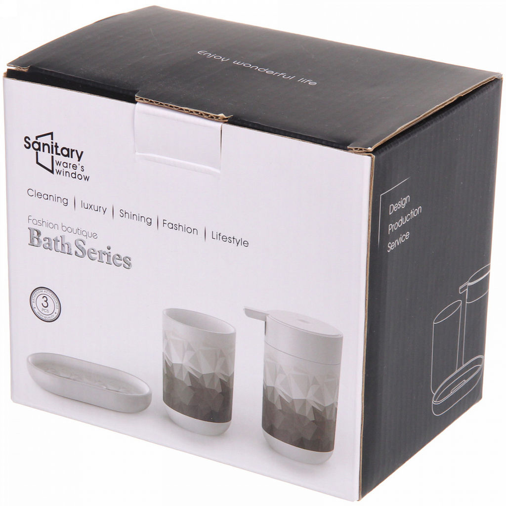 Набор для ванной из 3-х предметов "Персея"