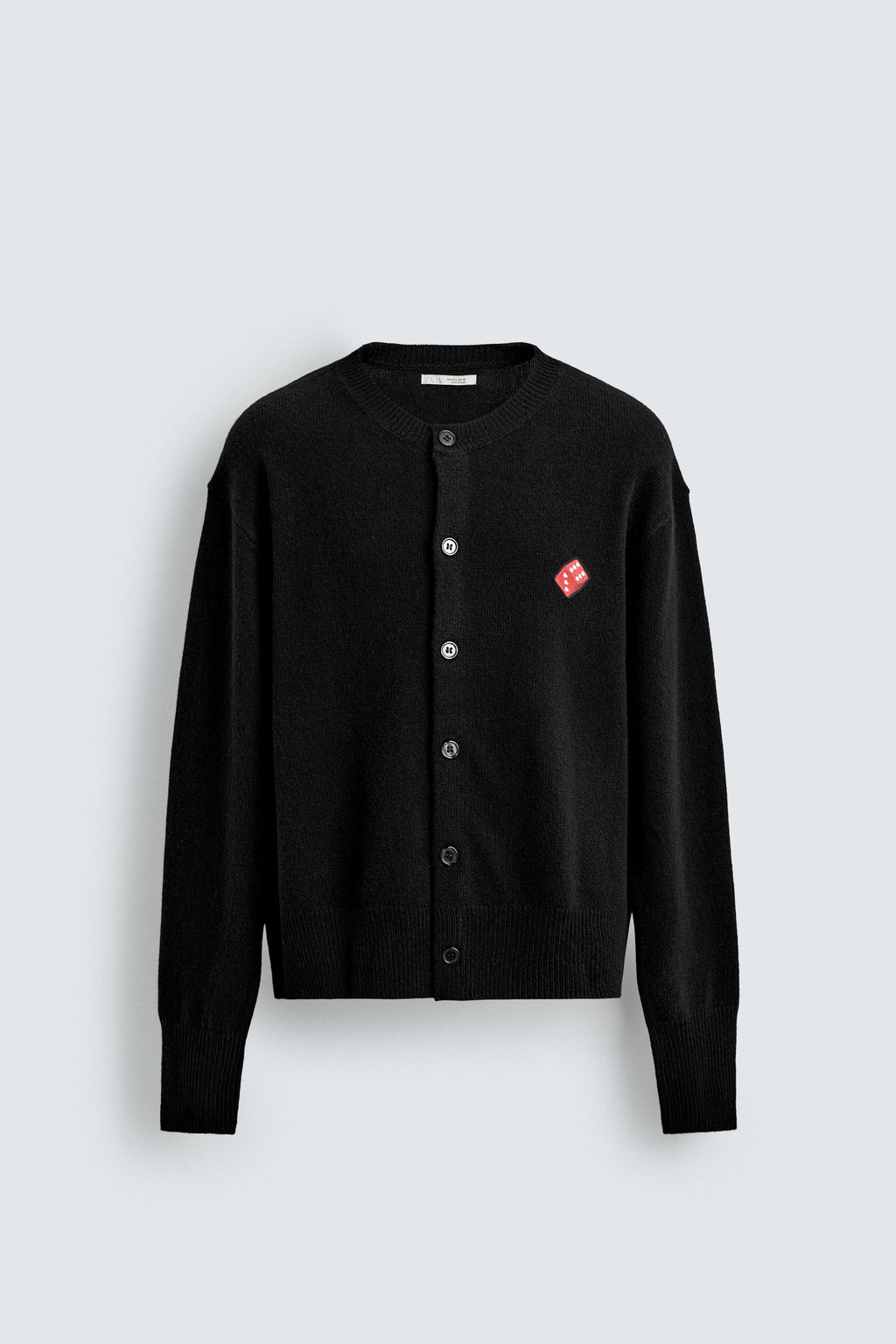 DICE HEARTS PATCH CARDIGAN - Zara фото 7
