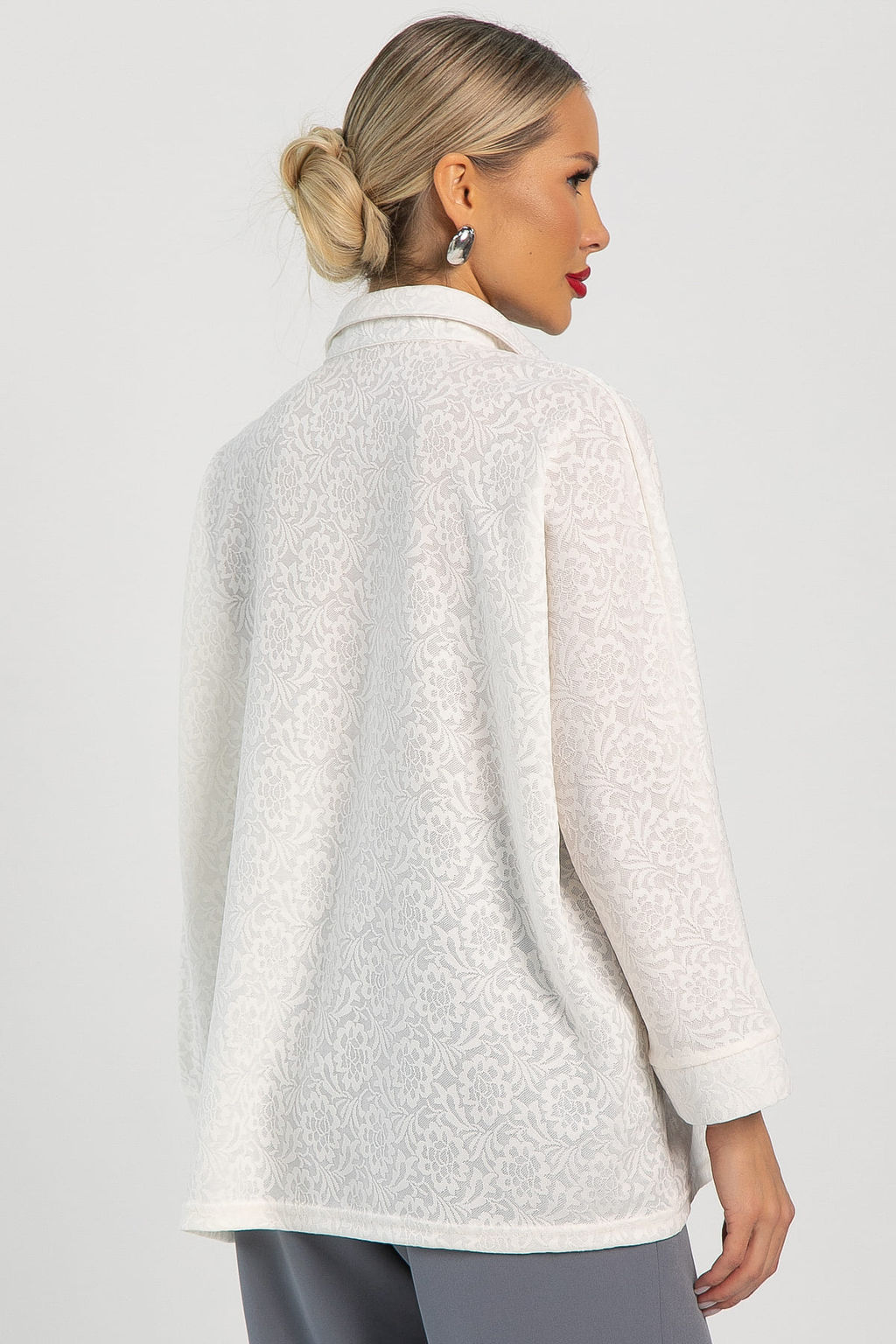 Рубашка кружевная Маринара (белая) Б14252-10М - Lt collection фото 3