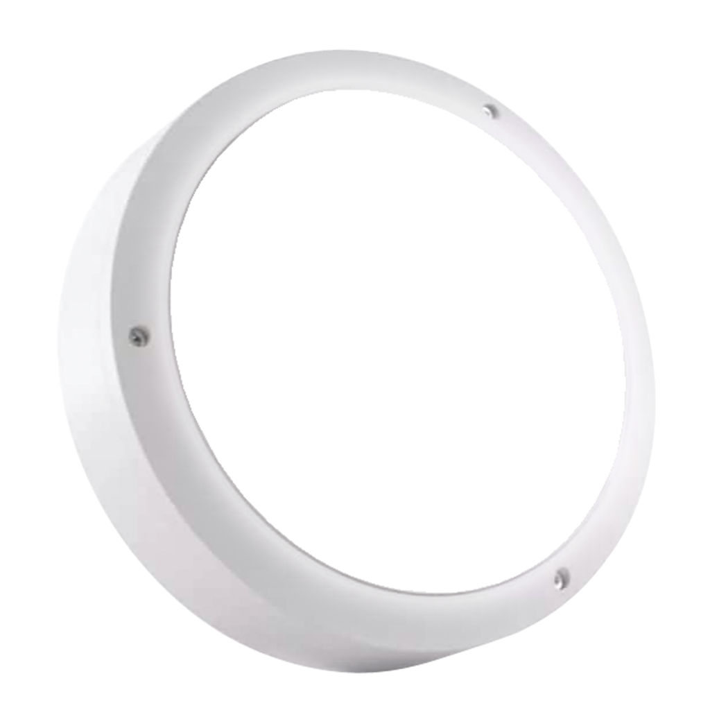 ULW-K15A 25W/5000K IP65 WHITE Светильник светодиодный влагозащищенный. Круг. Белый свет (5000K). 3000Лм. 220X70мм. Корпус белый. ТМ Uniel