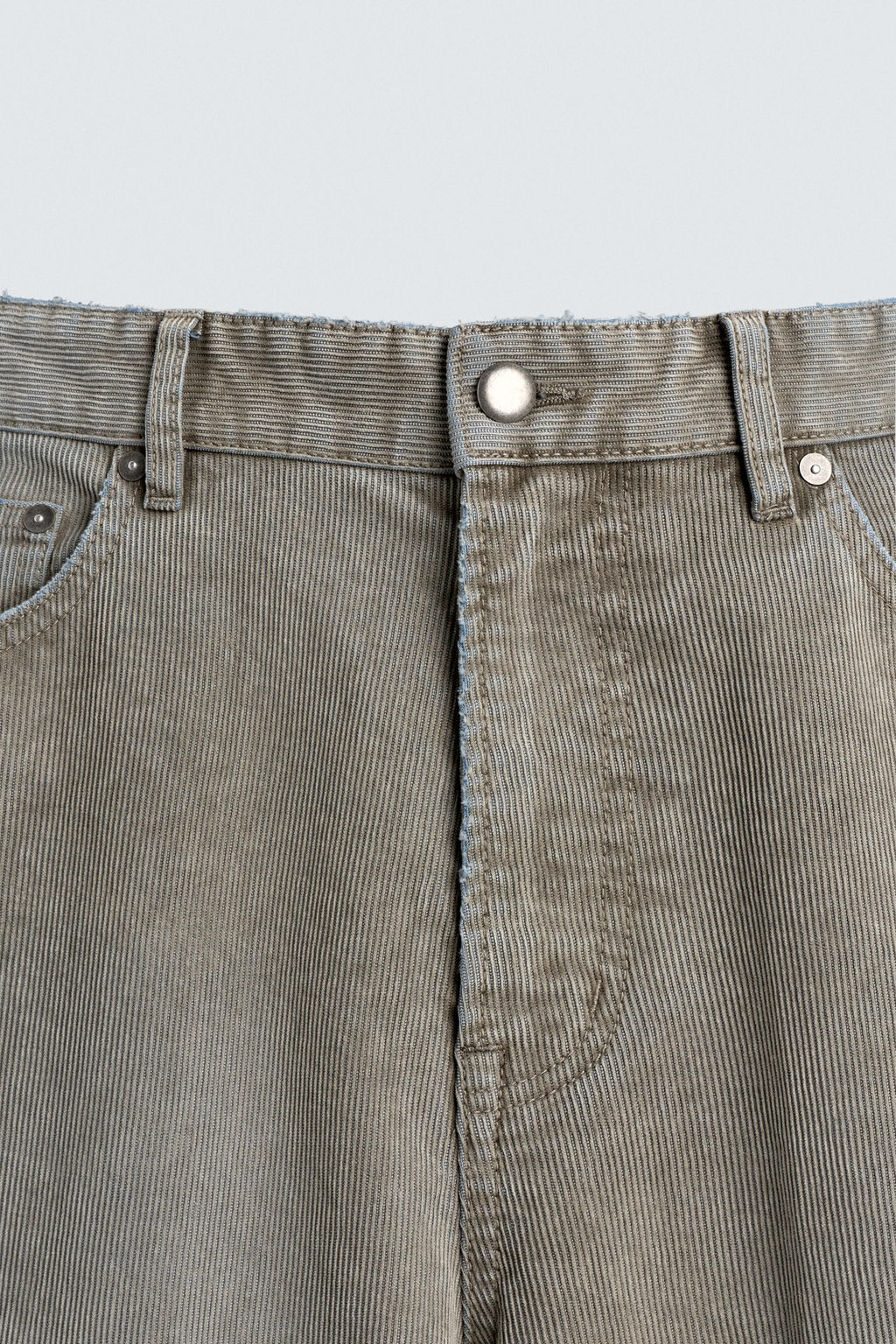 LIMITED EDITION FLARE FIT CORDUROY TROUSERS - Zara фото 19