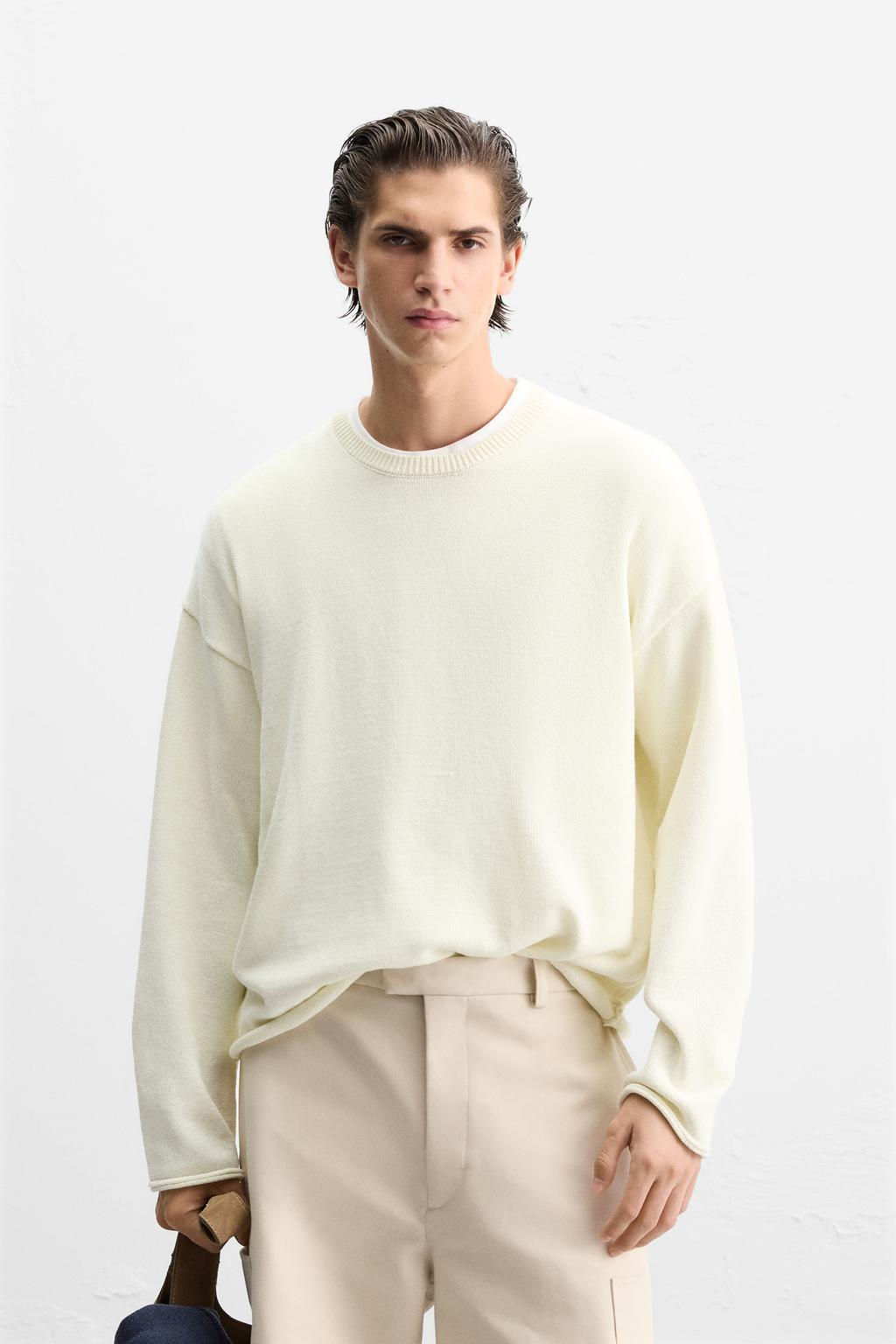 SWEATER WITH RAISED FINISH - Zara фото 11