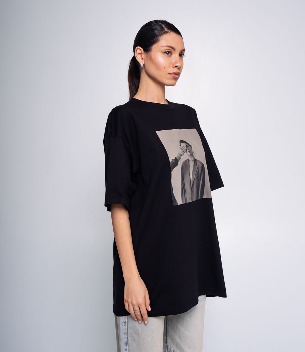 Футболка #КТ909 (7), чёрный - Dommod фото 2