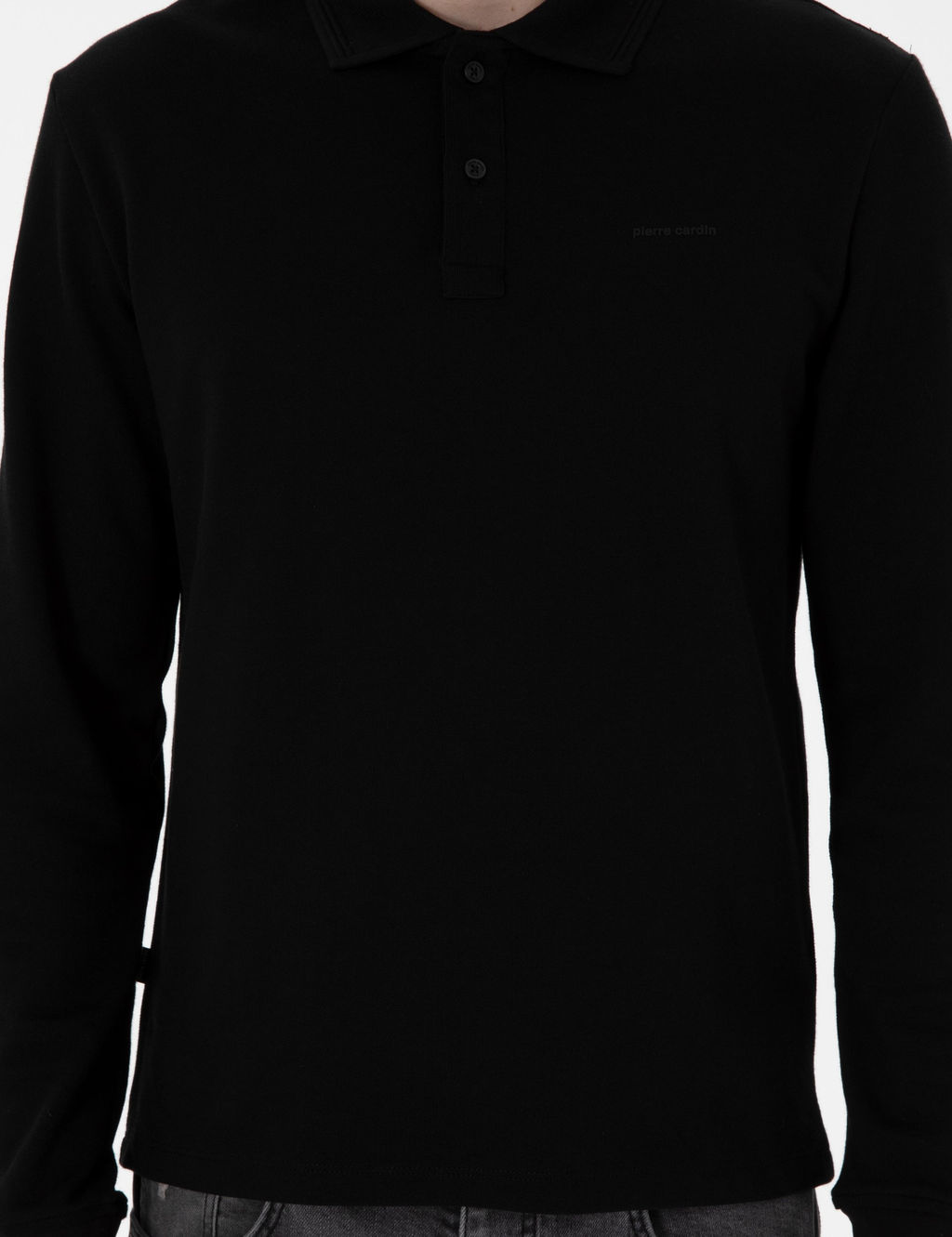 Siyah Slim Fit Sweatshirt - Pierre cardin фото 6