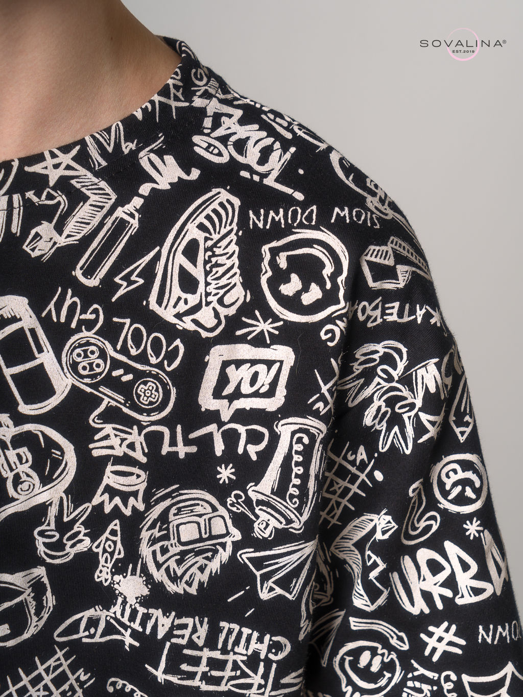 Костюм Light men скейты на черном - Sovalina фото 4