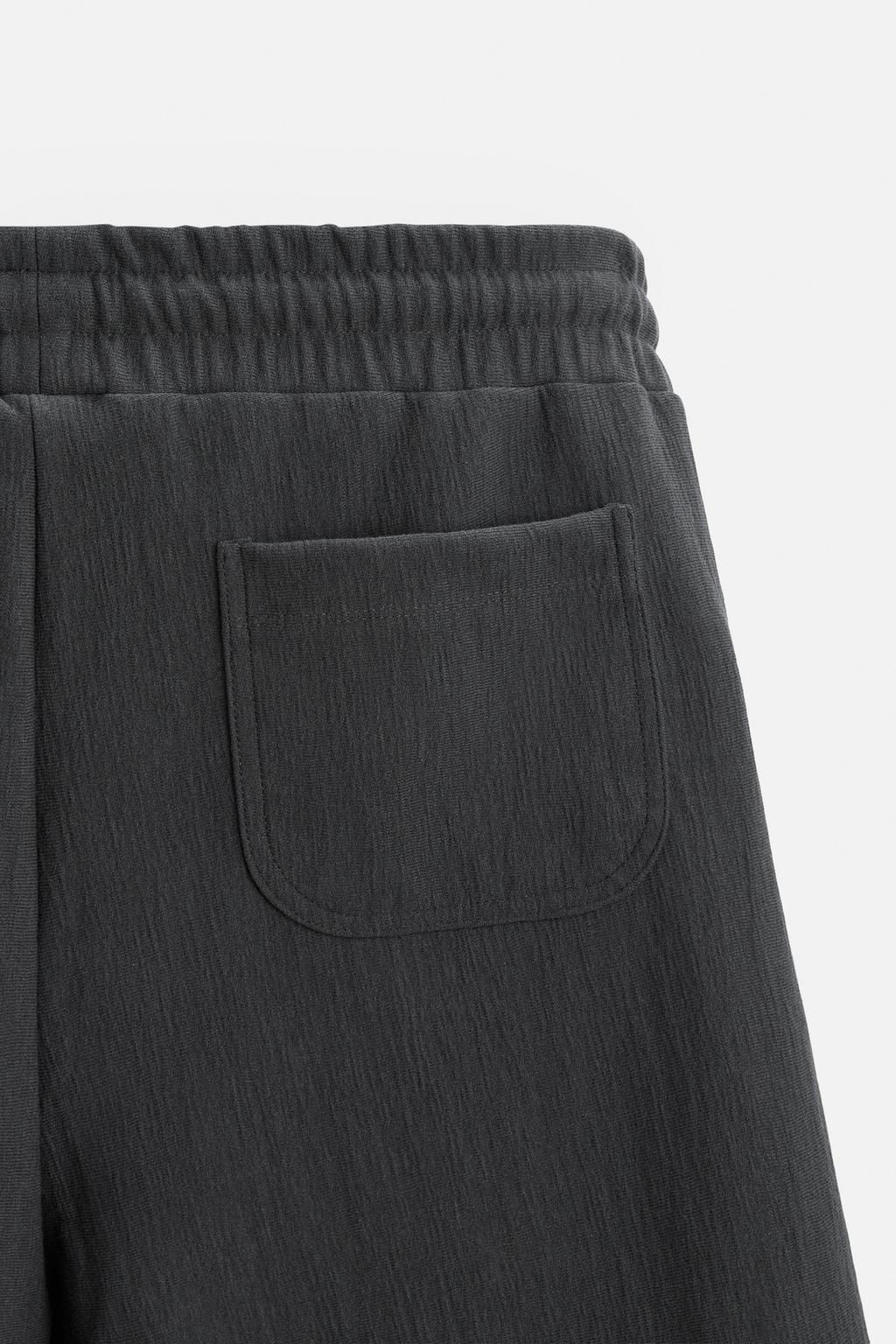 TEXTURED JOGGER BERMUDA SHORTS - Zara фото 34