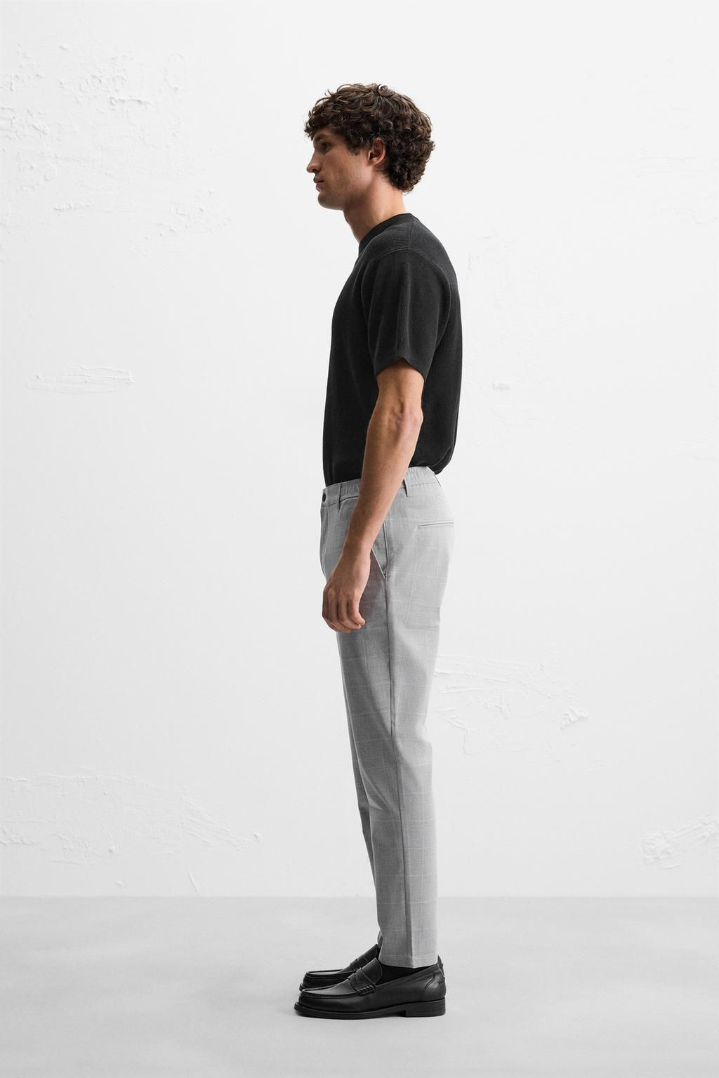 SLIM FIT COMFORT TROUSERS - Zara фото 23