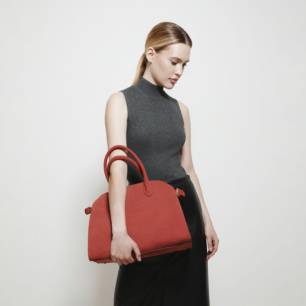 Женский тоут CALZETTI ASHLEY Артикул 4249644, кирпичный  фото 7