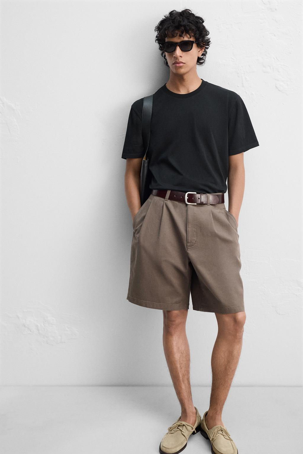 SLIM FIT MEDIUM WEIGHT T-SHIRT - Zara фото 23