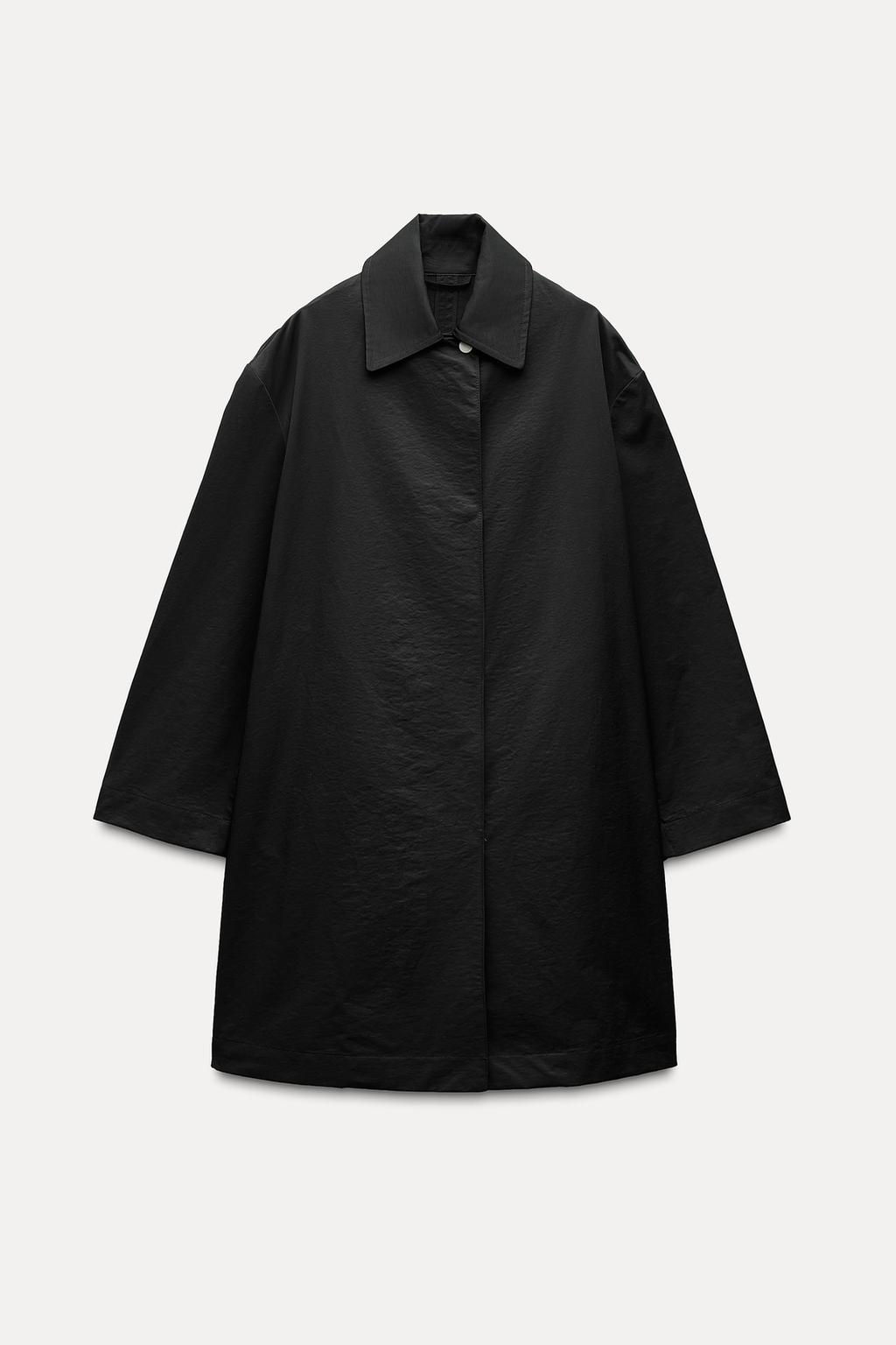 WATER-REPELLENT TRENCH COAT ZW COLLECTION - Zara фото 5