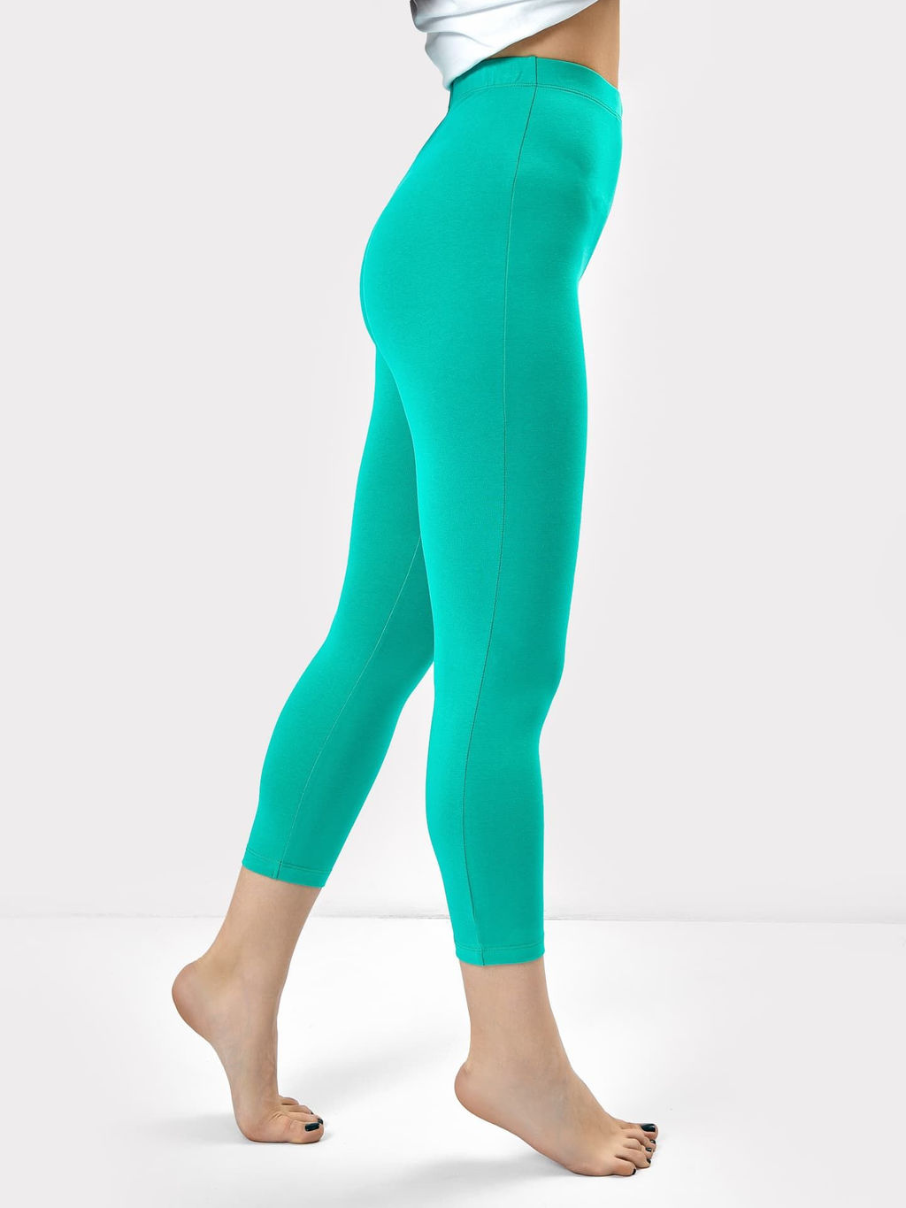 Легинсы женские зеленые тропическая зелень 322242 - Mark formelle фото 4