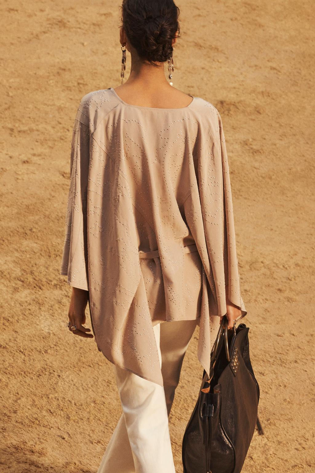 LIMITED EDITION STUDDED KIMONO - Zara фото 5