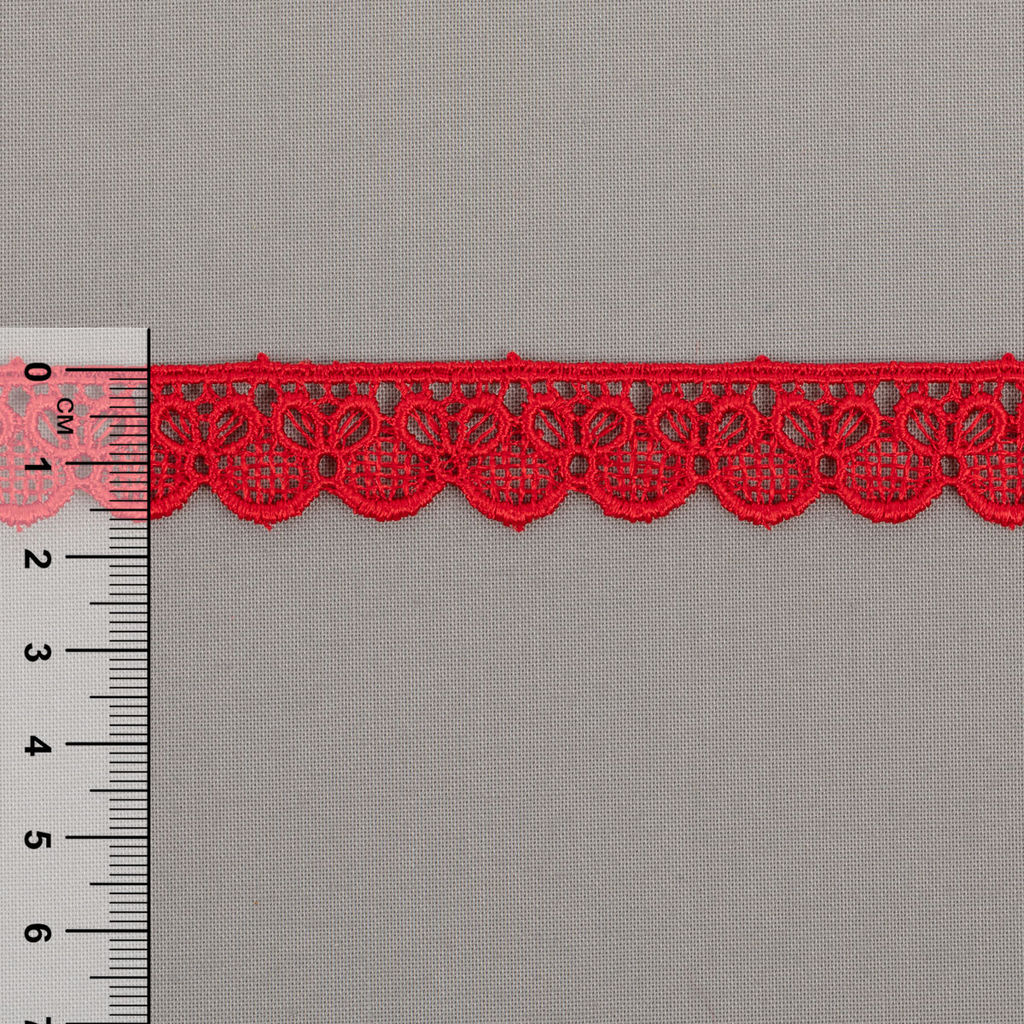 Гипюр Gamma 16 мм GGM-1601 в пакете 9 м 0.2 Турция GP006RE красный