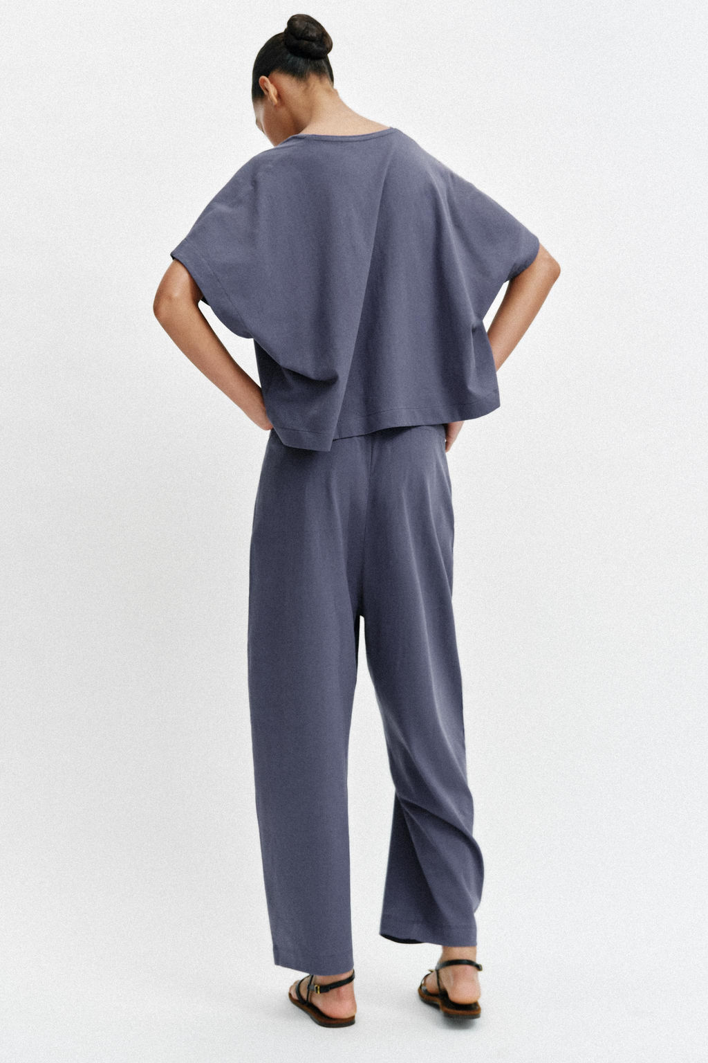 PANTAL?N R?STICO CORDONES / ?ndigo - Zara фото 5
