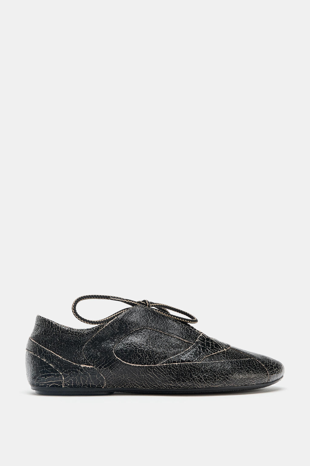 WORN EFFECT LEATHER SHOES - Zara фото 3